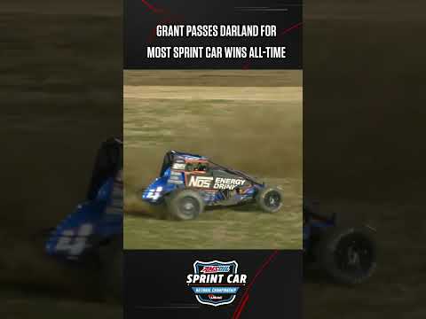 🏁 Grant had nothing but respect to give to Darland after breaking his #USAC Sprint Car win record. - dirt track racing video image
