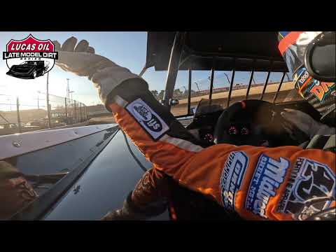 Lucas Oil Late Model Dirt Series | #49 - Jonathan Davenport - Hot Laps | Eldora Speedway - dirt track racing video image