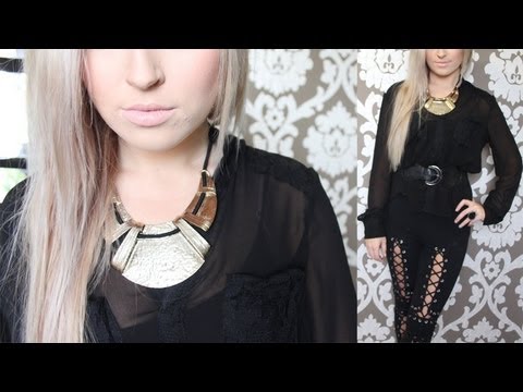 Outfit Of The Day ♡ Black Lace & Gold ft @Bettyshoe - UCMpOz2KEfkSdd5JeIJh_fxw