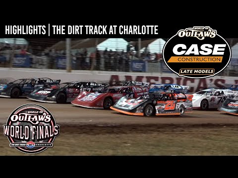 World of Outlaws CASE Construction Late Models | Dirt Track at Charlotte | Nov. 7, 2024 | HIGHLIGHTS - dirt track racing video image