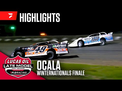 Lucas Oil Late Model Dirt Series | #WinterNationals - Finale | Ocala Speedway - dirt track racing video image