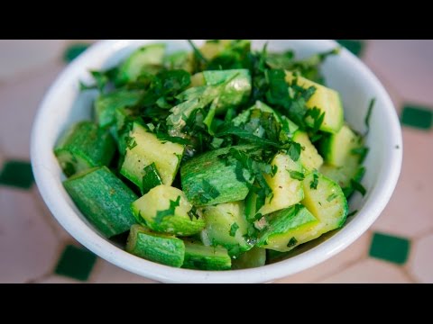 [ENG]  Moroccan Zucchini Salad / سلطة الكوسا المغربية - CookingWithAlia - Episode 438 - UCB8yzUOYzM30kGjwc97_Fvw