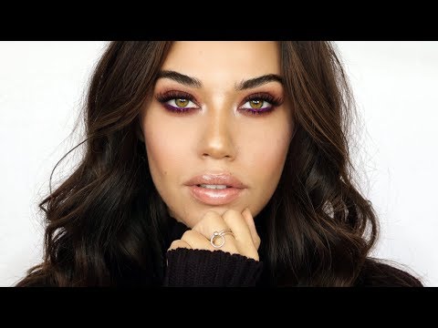 Fall Burgundy Smokey Eye Makeup using ALL Drugstore | Chatty GRWM Eman - UCaZZh0mI6NoGTlmeI6dbP7Q