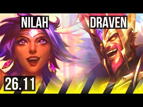 NILAH & Lulu vs DRAVEN & Lee Sin (ADC) | EUNE Master | 26.11