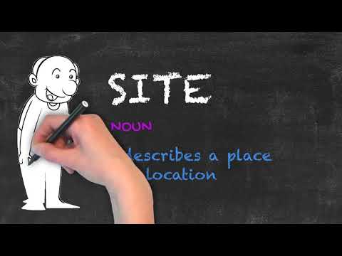 Cite vs Site - English Grammar - Teaching Tips