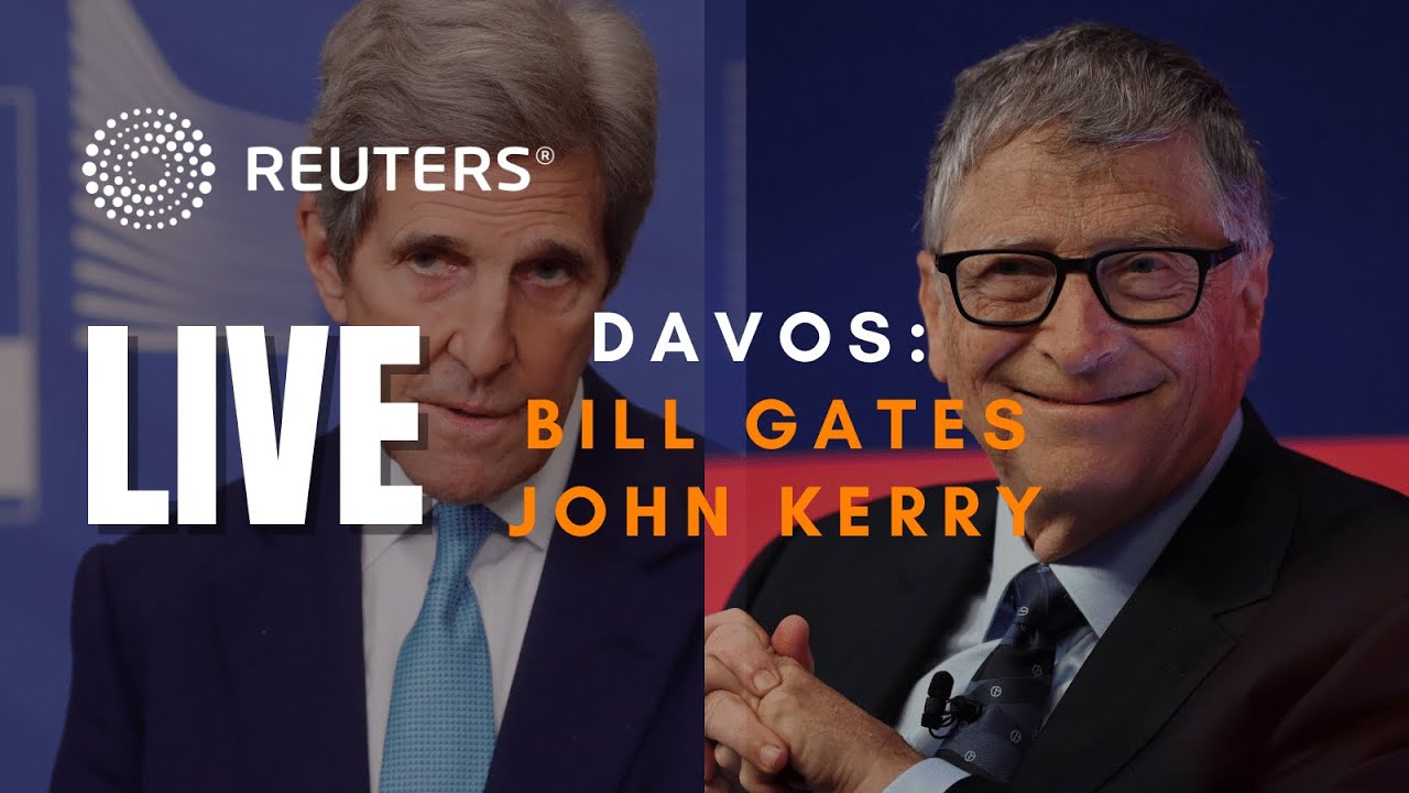 LIVE: Bill Gates, John Kerry speak at Davos on climate innovation