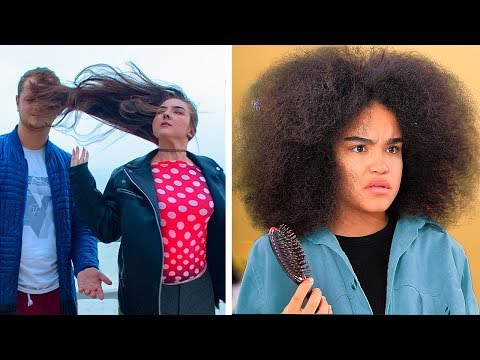 Long Hair vs Curly Hair Struggles and Problems