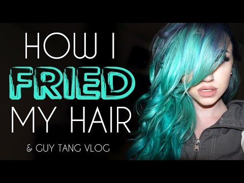 How I fried my hair & Guy Tang vlog - UCoziFm3M4sHDq1kkx0UwtRw