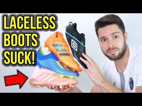 THE REAL REASON WHY I HATE LACELESS FOOTBALL BOOTS! - UCUU3lMXc6iDrQw4eZen8COQ