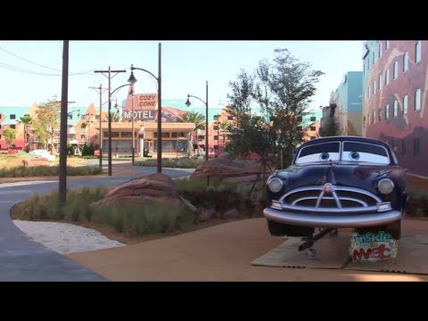 Cars wing of Disney's Art of Animation Resort preview with characters and Radiator Springs - UCYdNtGaJkrtn04tmsmRrWlw