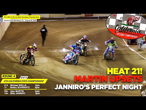 MARTIN for the Win! Heat 21! 47th Cal State Championship #sportsreport #speedway #fyp - dirt track racing video image