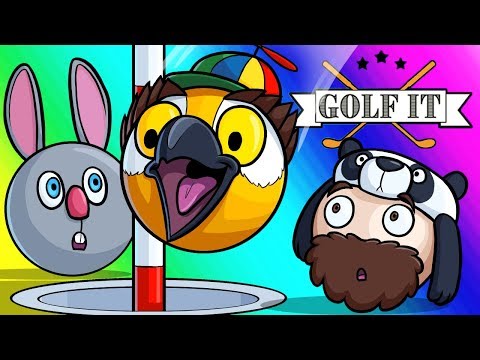 Golf-it Funny Moments - Panda Forgets to Hit Record! - UCKqH_9mk1waLgBiL2vT5b9g