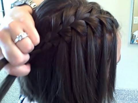 Waterfall Braid (Self) | Cute Girls Hairstyles - UC2LgZ_4GzSFQS-3a87_Jc6w