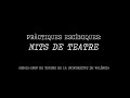 Image of the cover of the video;Nits de Teatre