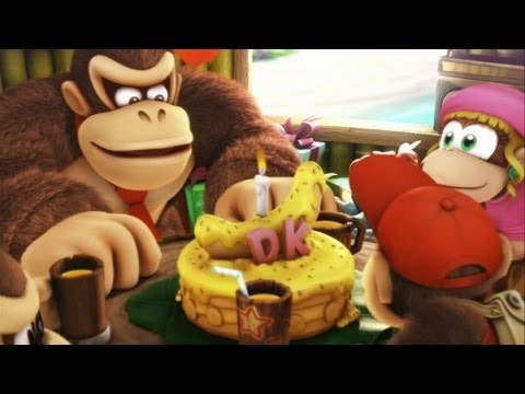 Donkey Kong Country Tropical Freeze 100% Walkthrough - World 1-1, 1-2 (KONG Letters & Puzzle Pieces) - UCg_j7kndWLFZEg4yCqUWPCA