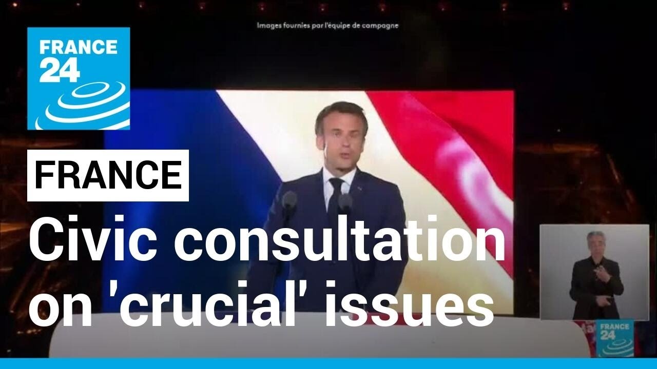 Macron vows broad civic consultation on ‘crucial’ issues • FRANCE 24 English