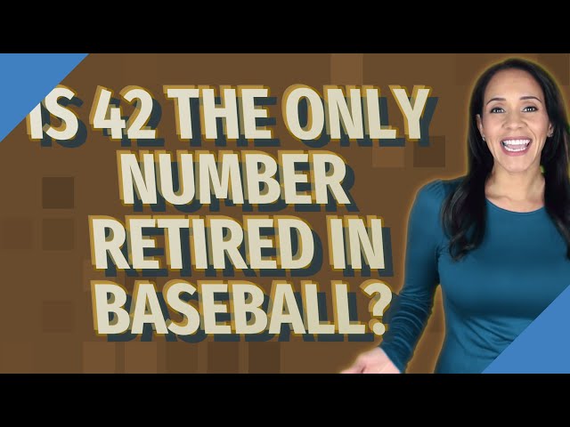 42 is the Only Number Retired in Baseball: The True Story