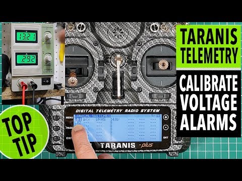 Taranis X9D telemetry - calibrated low voltage alarms and warnings tutorial - UCmU_BEmr7Nq_H_l9XxUglGw