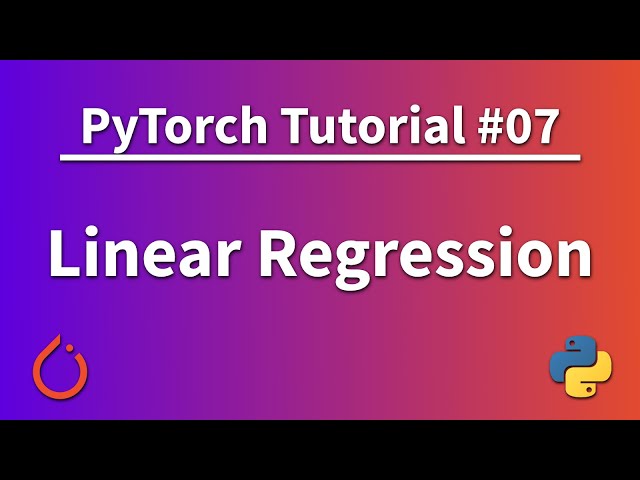 Linear Regression in Pytorch