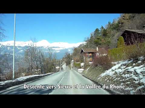 Switzerland 120 (Camera on board): Vissoie (VS) to Sierre, Val d'Anniviers - UCEFTC4lgqM1ervTHCCUFQ2Q