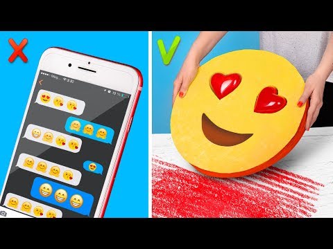 9 DIY Giant vs Miniature Emoji School Supplies - UCWwqHwqLSrdWMgp5DZG5Dzg