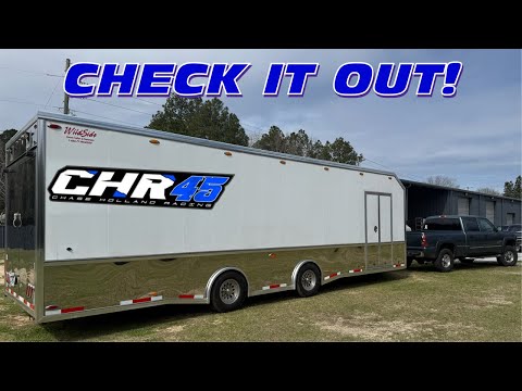 Bigger isn't always BETTER! Here's a look at our new trailer - dirt track racing video image