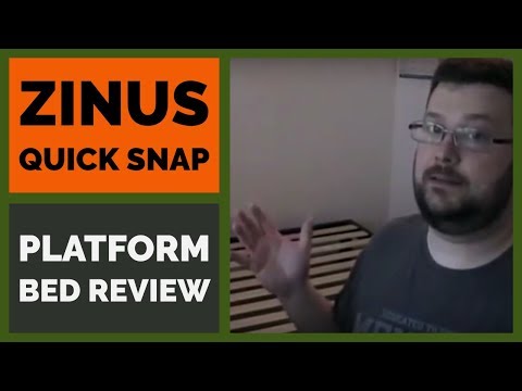 Zinus Quicksnap Mattress Foundation Unboxing, Assembly, and Review