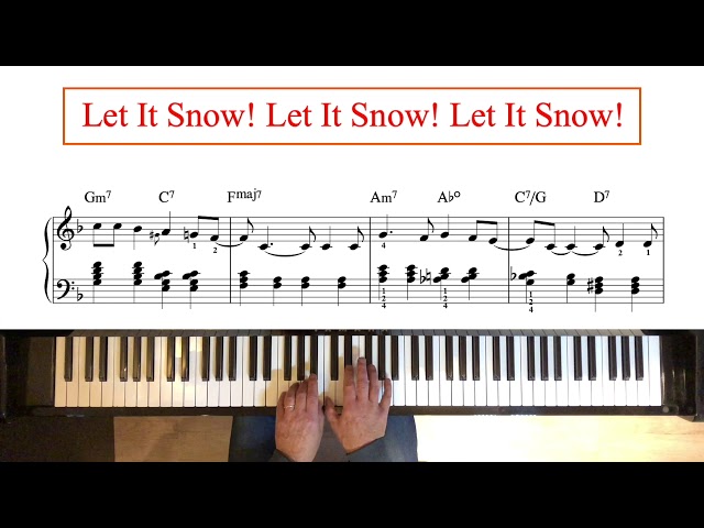 Let It Snow: The Best Jazz Piano Sheet Music
