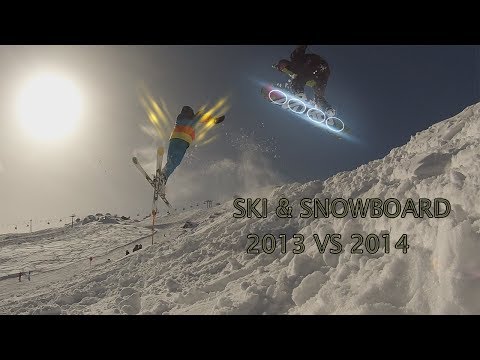 Sky & SnowBoard Freestyle [GoPro Hero HD] 2013 vs 2014