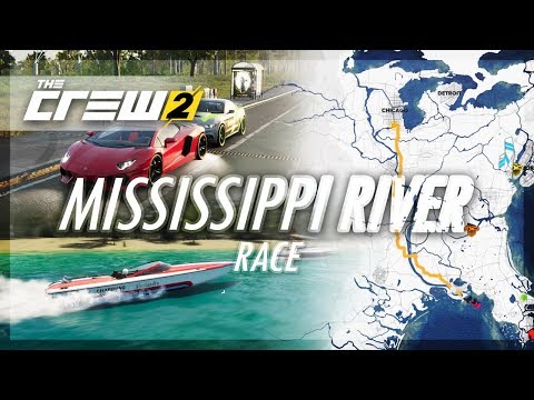 The Crew 2 - Mississippi River Race! (Boat vs Car) - UC8K5GixLedebI8QGFEgtPKA