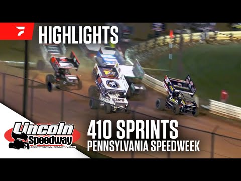 Pennsylvania Speedweek | 410 Sprints at Lincoln Speedway 6/30/25 | Highlights - dirt track racing video image
