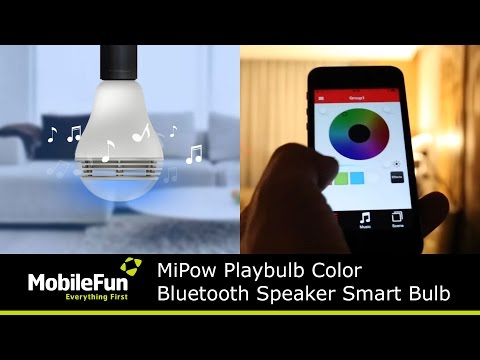 MiPow Playbulb Color Bluetooth Speaker Smart Bulb - UCS9OE6KeXQ54nSMqhRx0_EQ