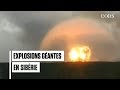 Un dépôt de munitions prend feu et explose en Sibérie