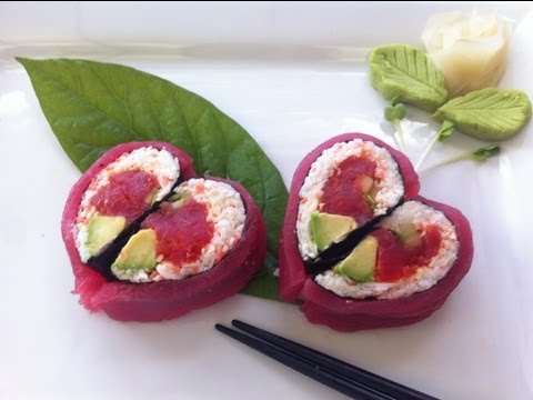 Sushi rollo san valentin sin arroz [valentine's roll](Eng subs) - UCKkinZz8CfbX-Hr6zcXOO7Q