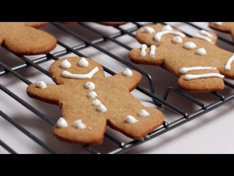 Gingerbread Man Cookie Recipe - Laura Vitale - Laura in the Kitchen Episode 253 - UCNbngWUqL2eqRw12yAwcICg