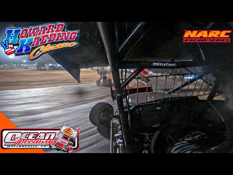 Justin Sanders: 410 Winged Sprint Car Win at HK Classic, Ocean Speedway - dirt track racing video image