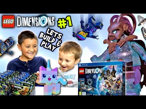 Lets Build & Play LEGO Dimensions #1:  Starter Pack Timelapse & Gollum (LORD VORTECH Introduction) - UCC-RHF_77zQdKcA75hr5oTQ