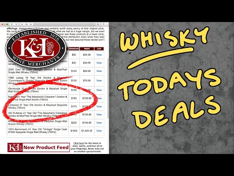 Whisky Vlog - Bargains - K&L California - Balblair 21 G&M - $110 and more - UC8SRb1OrmX2xhb6eEBASHjg