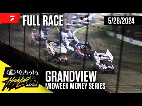 FULL RACE: Kubota High Limit Racing at Grandview Speedway 5/28/2024 - dirt track racing video image