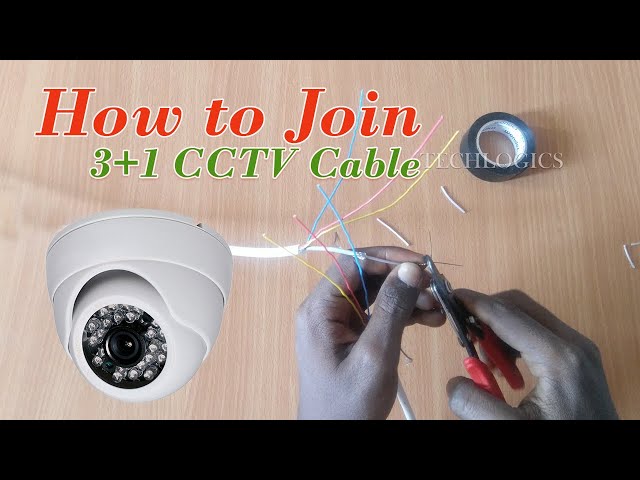 How to Join CCTV Cable