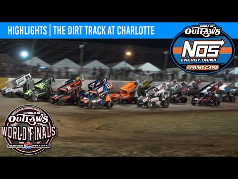 World of Outlaws NOS Energy Drink Sprint Cars | Dirt Track at Charlotte | Nov. 2, 2023 | HIGHLIGHTS - dirt track racing video image