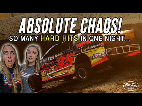 WE GOT DUMPED! Multiple Hard Hits At Albany Saratoga Speedway!! - dirt track racing video image