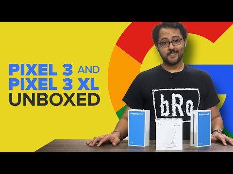 Unboxing the Google Pixel 3, 3 XL and Pixel Stand - UCOmcA3f_RrH6b9NmcNa4tdg