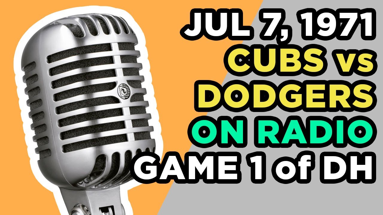 Chicago Cubs vs Los Angeles Dodgers - Scully - Radio Broadcast video clip