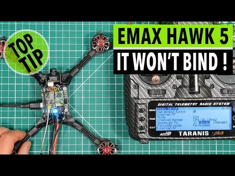EMAX Hawk 5 Magnum F4 flight tower FrSky XM+ receiver and Taranis won’t bind - UCmU_BEmr7Nq_H_l9XxUglGw