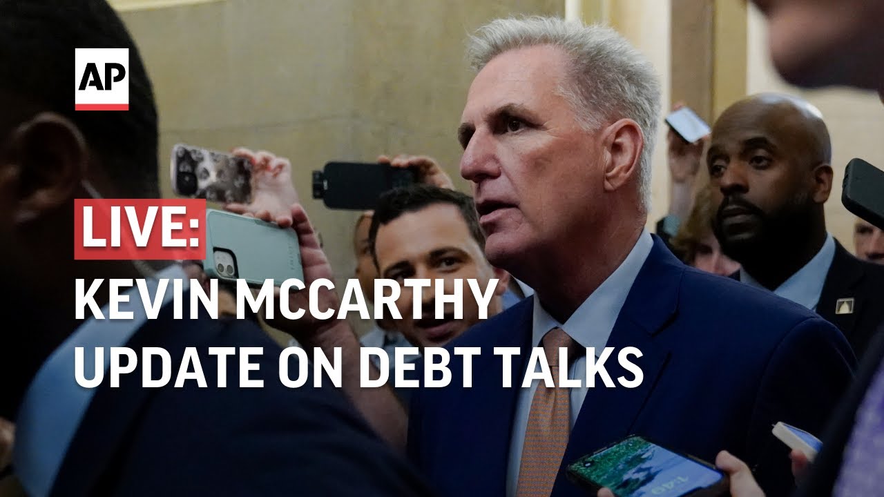 LIVE | Kevin McCarthy provides update on debt ceiling talks