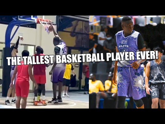 7’9″ Basketball Player from Nigeria Dazzles College Scouts