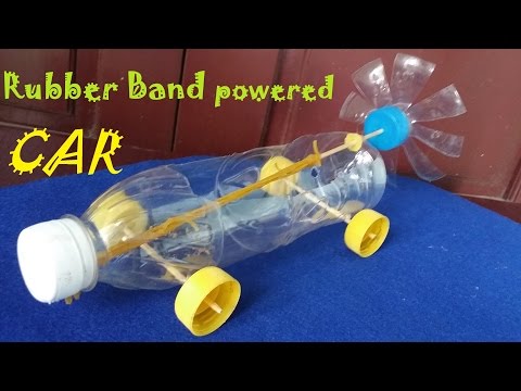 How to make a Rubber Band powered Car - Air Car - UCBWhJHVuxtxbeRp_PAdfn2w