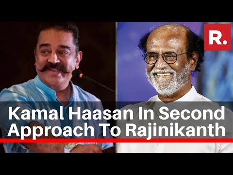Video - Politics - Kamal Haasan In Second Approach To Rajinikanth; Says 'Tie-Up Possible For Better Tamil Nadu' #India