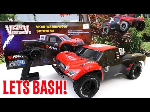 UNBOXING & BASHING! -  SCTX10 V2 - EPIC JUMP! - Short Course Truck - Vkar Racing FULL REVIEW - UCkV78IABdS4zD1eVgUpCmaw